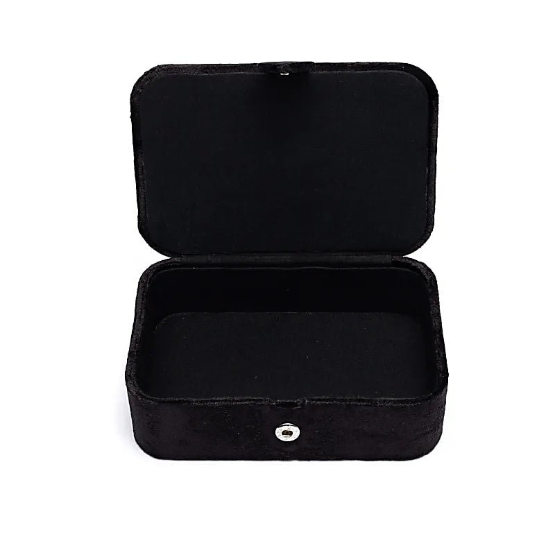 Black Moon Phase Velvet Jewellery & Tarot Box