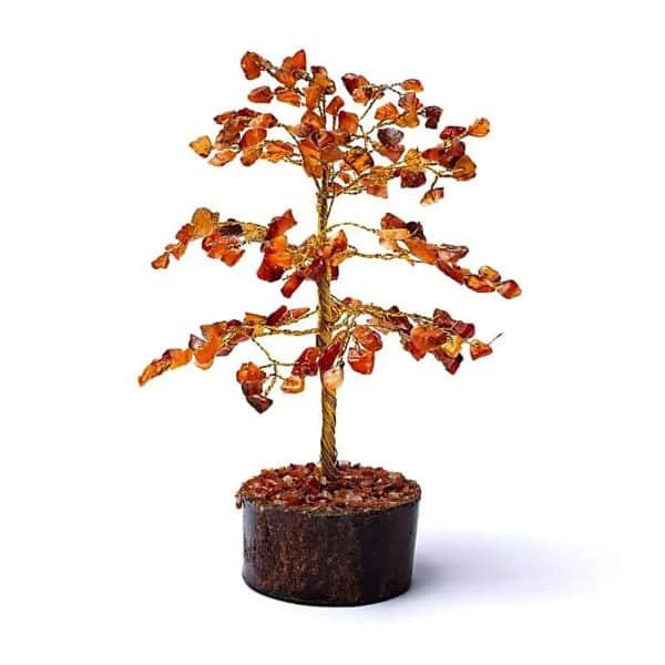 Karneoolist kivipuu — 18 cm