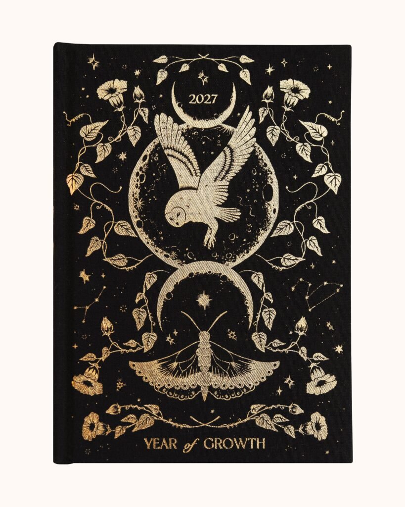 Year of Growth 2027 – Tagebuch in Schwarz