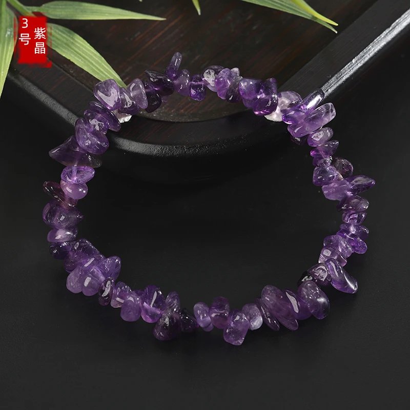 Natural Gemstone Chip Bracelet
