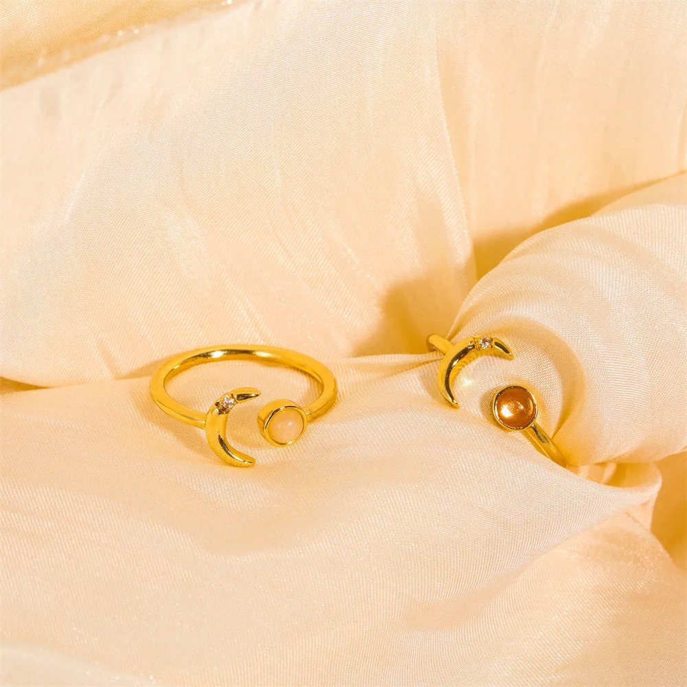 Celestial Sun & Moon Adjustable Ring
